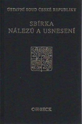 Sbírka nálezů a usnesení ÚS ČR,svazek 50