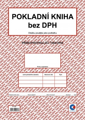 Pokladní kniha bez DPH /PT 238/