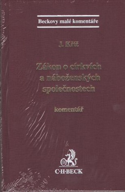 Zákon o církvích a náboženských společnostech. Komentář