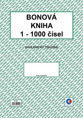 Bonová kniha 1-1000 čísel /ET400/