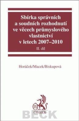 Sbírka správních a soudních rozhodnutí ve věcech průmyslového vlastnictví v letech 2007 - 2010, II.d