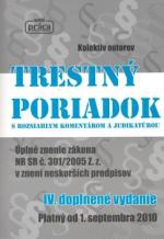 Trestný poriadok s rozsiahlym komentárom a judikaturou, 4.doplnené vydanie