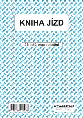 Kniha jízd A5, 26 listů OP 1329