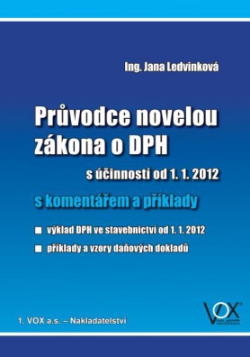 Průvodce novelou zákona o DPH od 1. 1. 2012