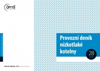 Provozní deník kotelny A4 OP 1240