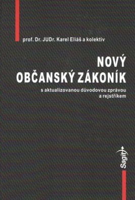 Nový občanský zákoník s aktualizovanou důvodovou zprávou a rejstříkem