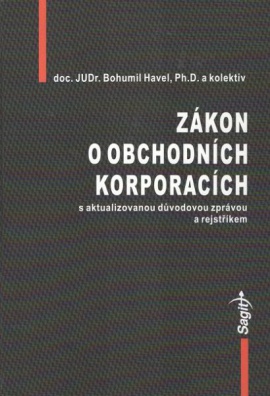 Zákon o obchodních korporacích s aktualizovanou důvodovou zprávou