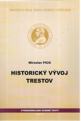 Historický vývoj trestov