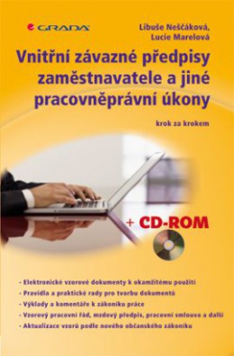 Vnitřní závazné předpisy zaměstnavatele a jiné pracovněprávní úkony - krok za krokem + CD