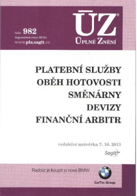 ÚZ č.982 Platební služby