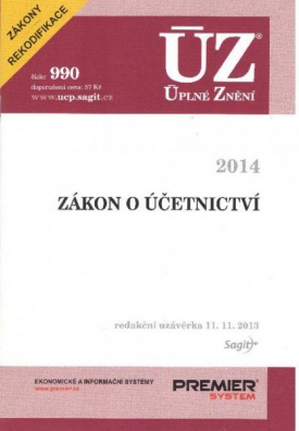 ÚZ č.990 Zákon o účetnictví - zákony po rekodifikaci 2014