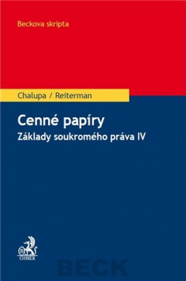 Cenné papíry. Základy soukromého práva IV