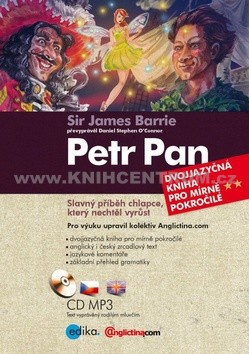 Petr Pan - dvjjazyčná kniha ČA+CD MP3