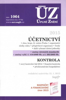 ÚZ č.1064 Účetnictví územních samosprávných celků, organizačních složek státu a příspěvkových organi