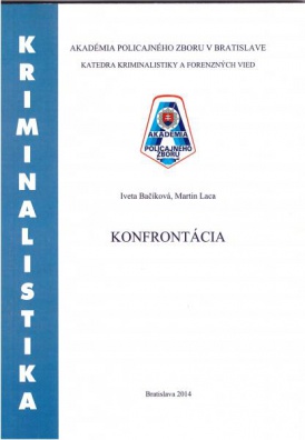 Konfrontácia - Kriminalistika