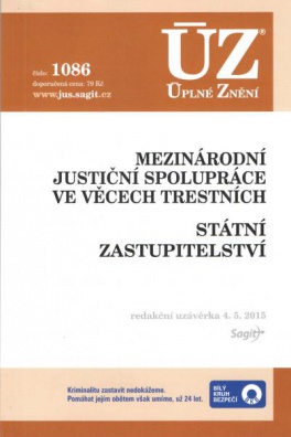 ÚZ č.1086 Mezinárodní justiční spolupráce ve věcech trestních